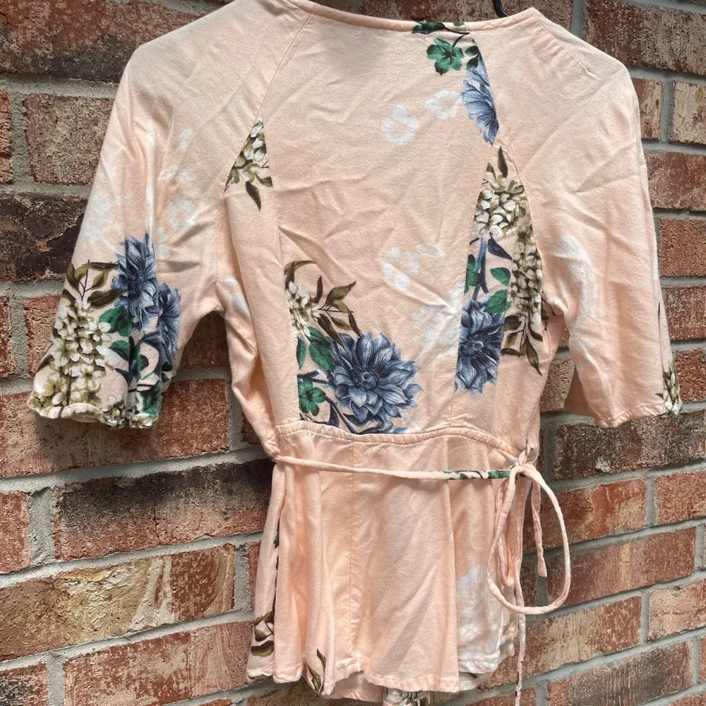 Dex Pink Wrap Top - Picture 3 of 5